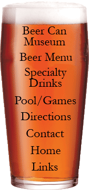 Beer Menu for webpage